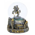 Suvenyrinis sniego rutulys Lietuva su Vyčiu ir Lietuvos miestais